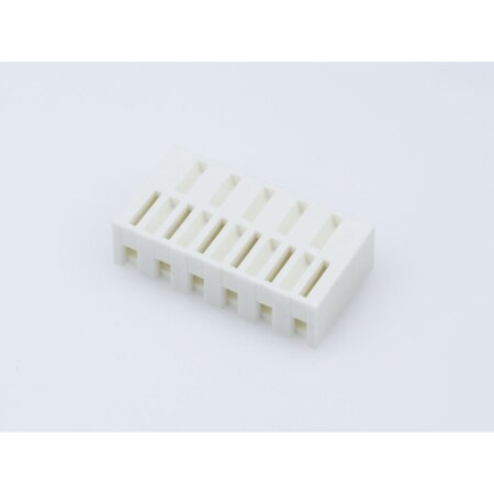 Molex Board Connector, 6 Contact(S), 1 Row(S), Female, Right Angle, Crimp Terminal, Locking, White 918139006